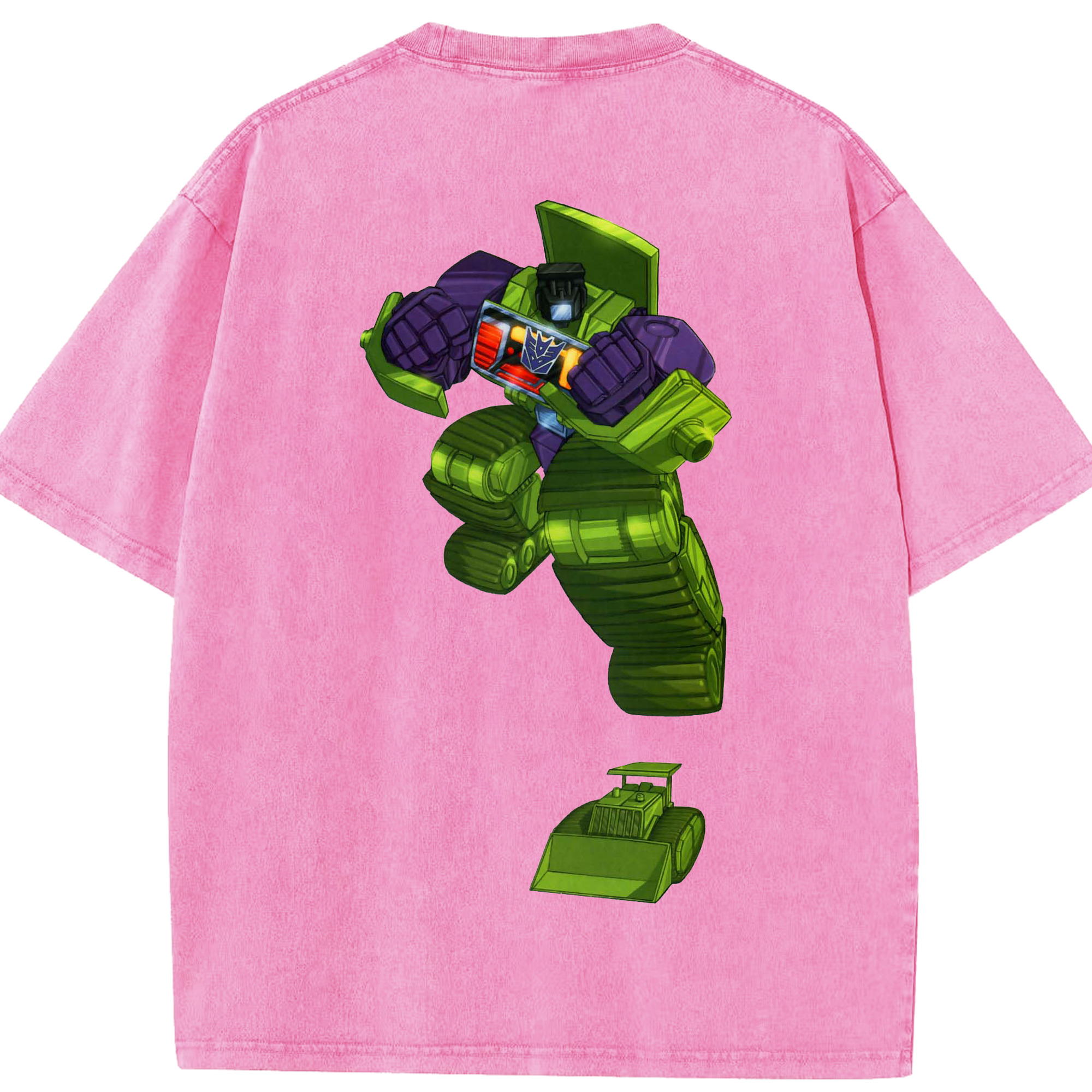 （画像用）  綿100% ヴィンテージ風 半袖Tシャツ（背面プリント）